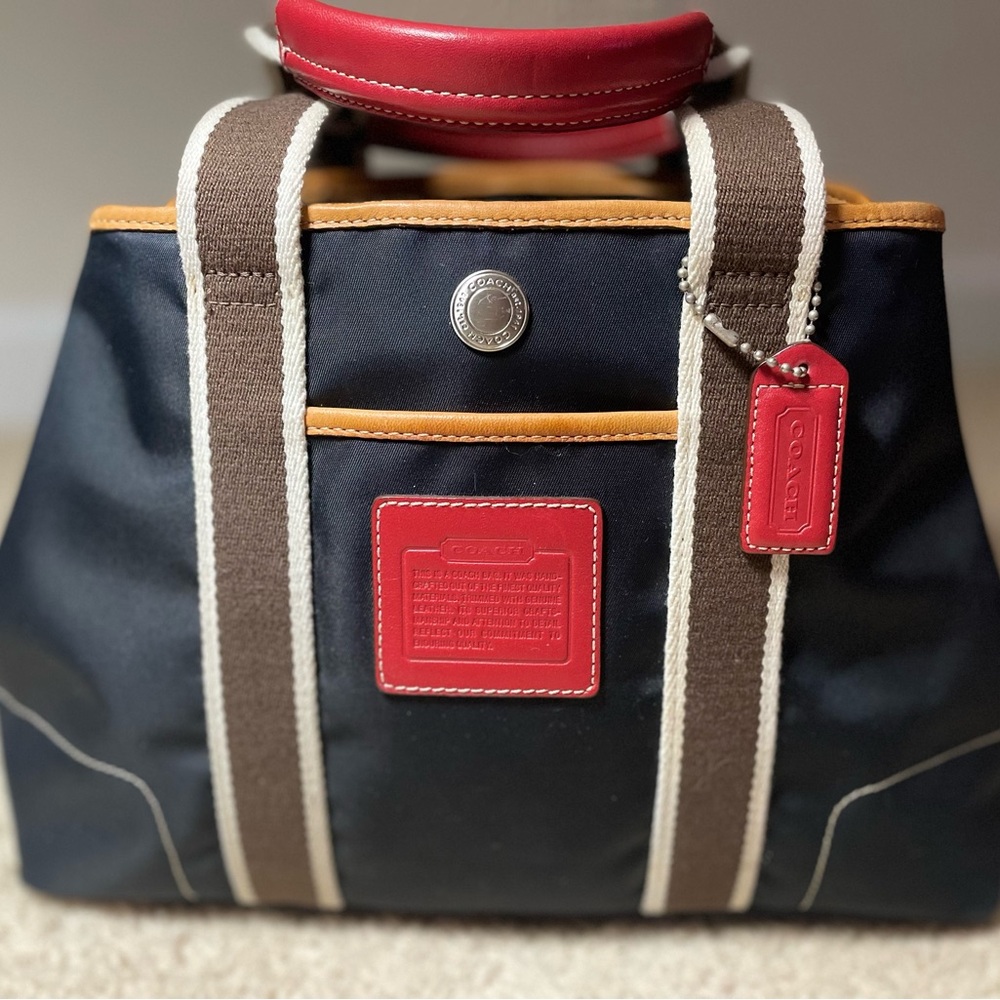 Vintage Coach Tote Bag